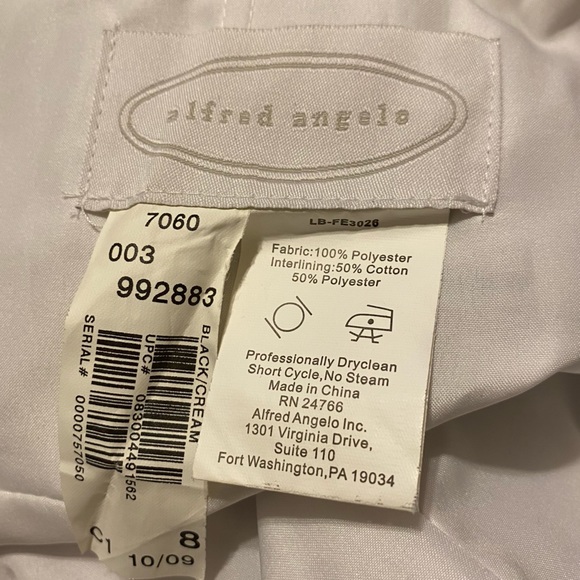 NWT Alfred Angelo COCKTAIL DRESS Spaghetti Straps SEA MIST BLUE GREEN 7294S - Picture 5 of 10